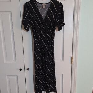 Chic Striped Midi Dress